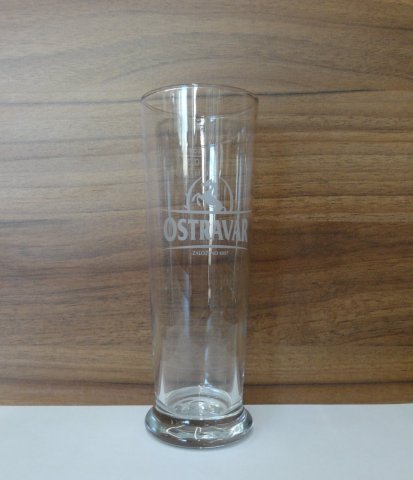 Ostravar 0,3l bílá sklenice