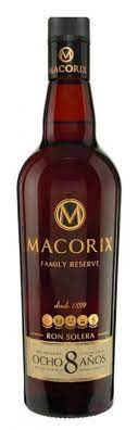 Macorix Family Reserve Ocho 8 Años Ron Solera 0,7l 37,5%