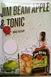 Plechová cedule - Jim Beam