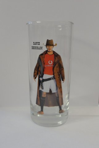 David Beckham sklenice